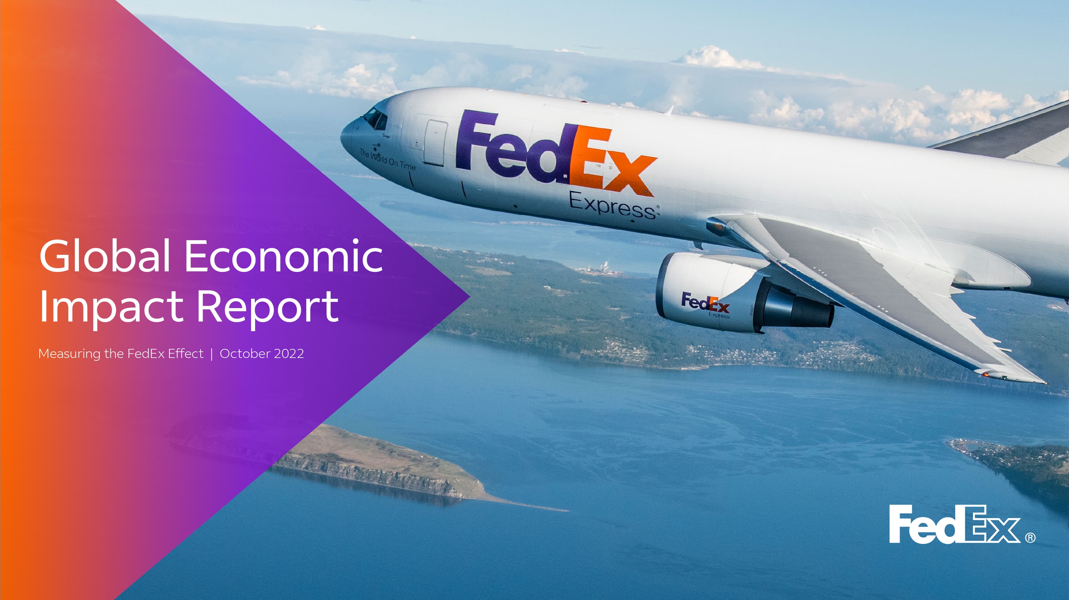 FedEx 2022 Impact Report Cover Design